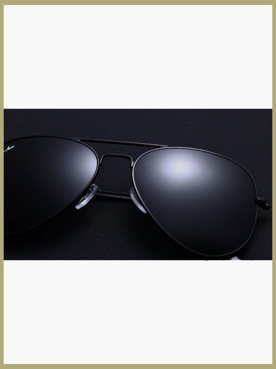 Polarized Aviator Sunglasses, Metal Frame, UV400 Protection, Lightweight